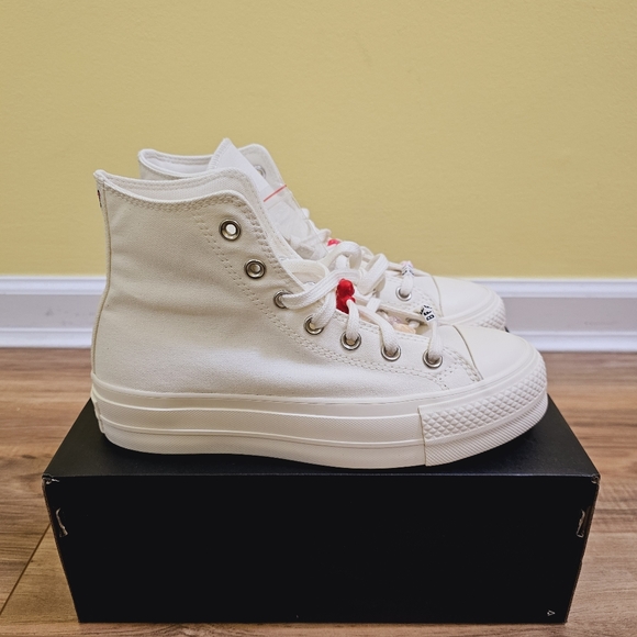 Chuck Taylor All Star Lift Platform DIY Beads, size US 7.5 - Picture 2 of 12